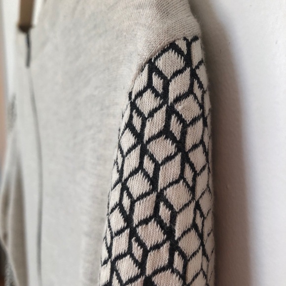 W118 by Walter Baker black and off-white geometric fit and flare dress - Picture 1 of 7